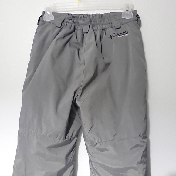 Columbia Vertex Boys Ski Pants Insulated Size 10/12 Youth Gray - Picture 7 of 9